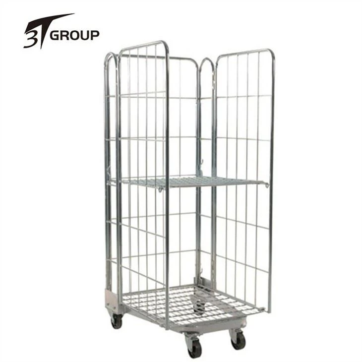 4 Sided Laundry Roll Cage with Slide Door price .png