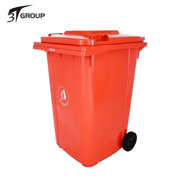 outdoor big plastic garbage bin factory
